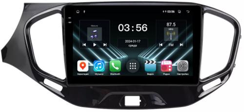 Магнитола для Lada Vesta 2015-2022, Vesta Cross (штатная КЗВ) - FarCar S280 монитор 9.5" IPS на Android 13, CarPlay