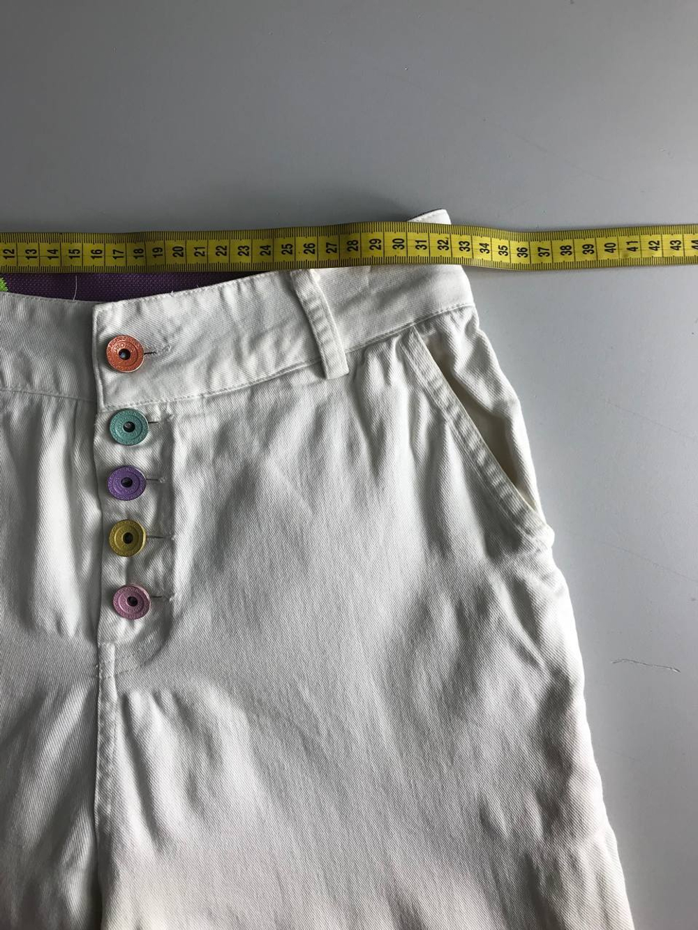 Джинсы для встречи с подружками, маркировка М, визуально на 46 размер