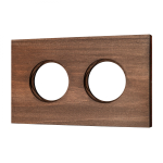 Рамка 2-х постовая, скрытый монтаж, Шедель Форест, дерево, цвет винтаж BF7-620-18