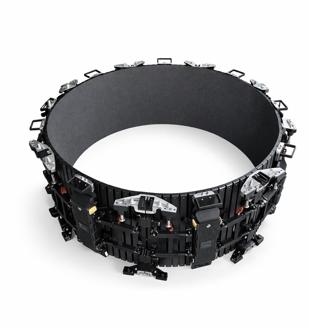 Cabinet 500×500 мм Outdoor гнущийся — гибкий уличный прокатный кабинет LED экрана IP65