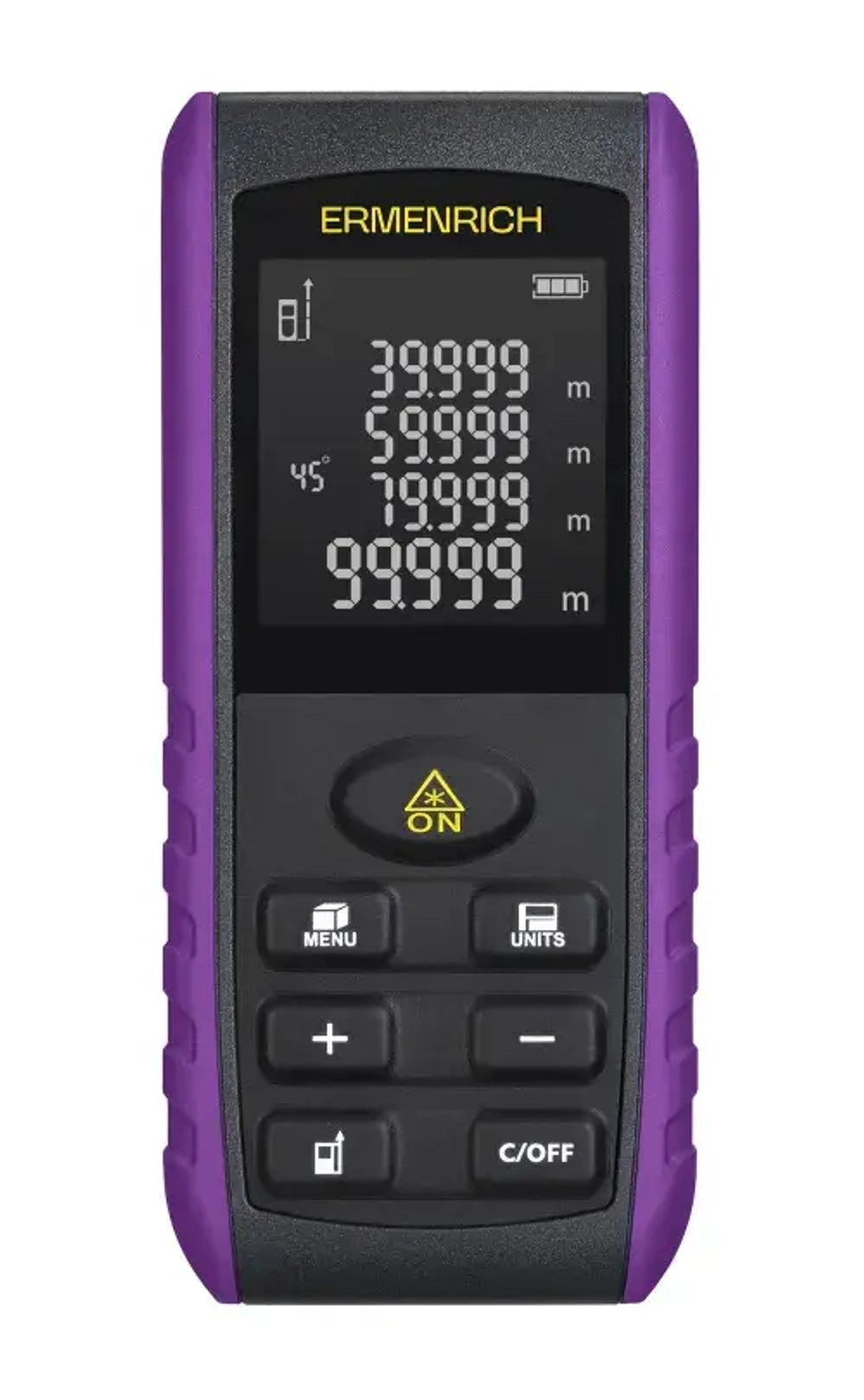 Лазерная рулетка Ermenrich Reel PRO GE80, фиолетовый