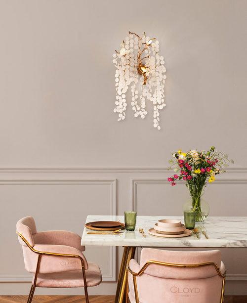 Бра Cloyd HAOMA W3 / выс. 72 см - латунь (арт.20324)