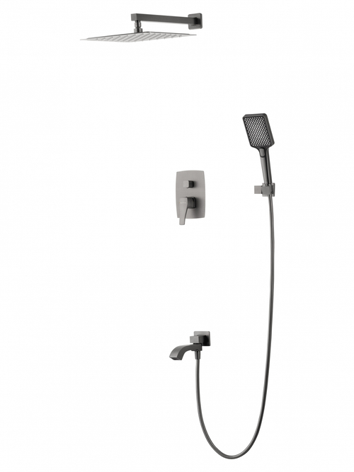 Душевая система встраиваемая WONZON & WOGHAND FLEX, Темный графит (WW-88939072-BGM)