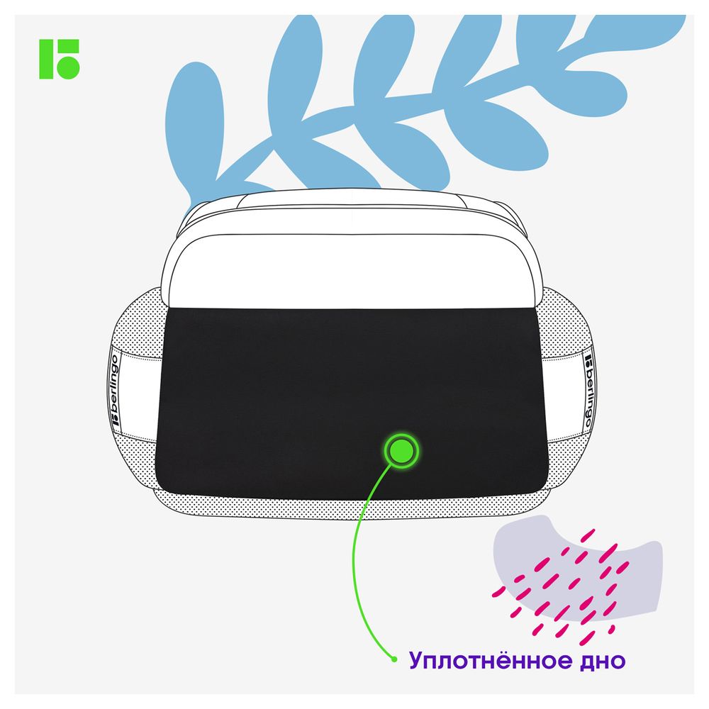 Рюкзак Berlingo U4 "Military style" 41*29,5*13см, 2 отделения, 3 кармана, эргономичная спинка