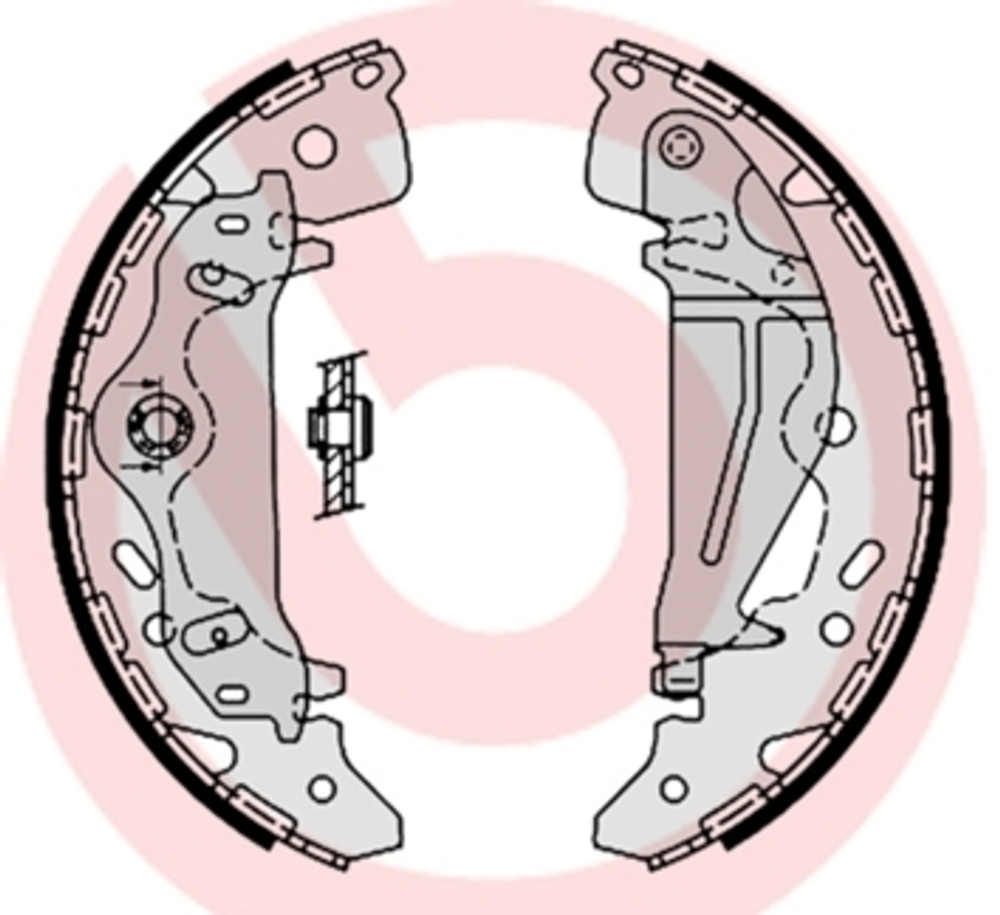 BREMBO - S30521-BRB - Komplet kocionih papuca