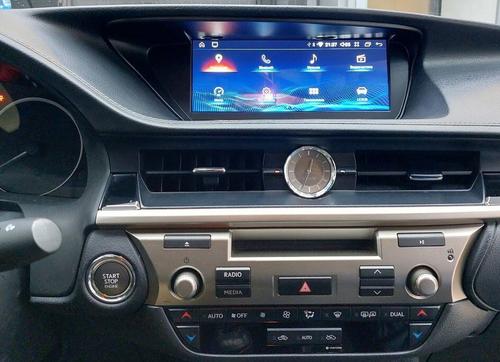 Магнитола для Lexus ES200, ES250, ES350 2015-2018 (джойстик - шайба) - RDL-LEX-ES-Low монитор 10.25" на Android 13, Быстрая, CarPlay, 4G SIM-слот