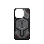 Защитный чехол MagSafe UAG Monarch Pro Kevlar для iPhone 15 Pro Композитный гибридный чехол с очень высоким уровнем защиты при падении