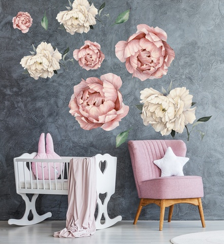 Стикеры ПИОНЫ МАКСИ