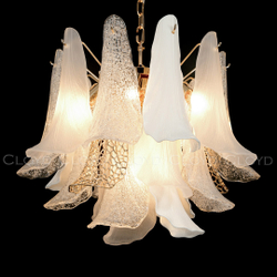 Люстра Cloyd WASABI C7 / Ø50 см - керамика - золото (арт.11325)