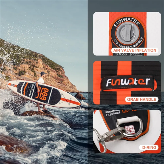 Сапборд надувной Funwater Cruise 335 см