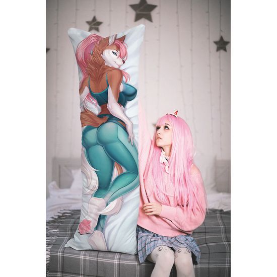 Дакимакура фурри Хаски девочка арт. 1281