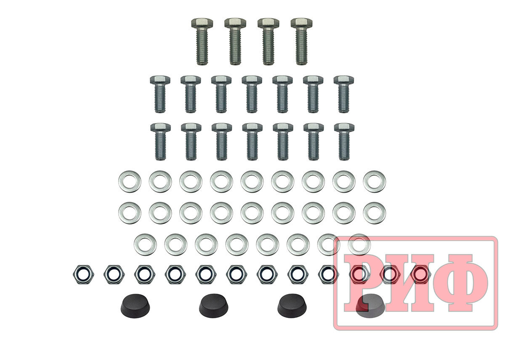 Бампер силовой задний УАЗ Буханка с фонарями, возможностью установки фаркопа, стандарт РИФ