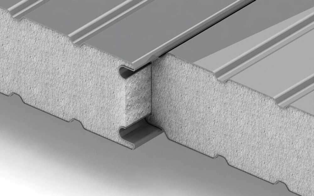 Стеновая сэндвич панель с пенополистиролом 60 мм