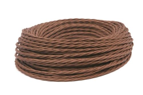 Ретро провод витой Коричневый Interior Wire Twist Магус ТМ ПВР-КРЧ / 2х2,5