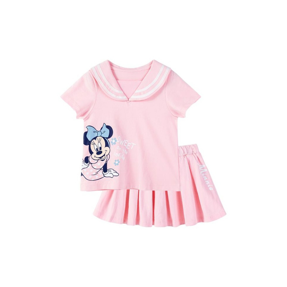 Комплект Minnie для девочки c юбочкой, роз.