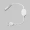 Коннектор питания с сетевой вилкой для светодиодной ленты 220В 201205 Led Strip 201205