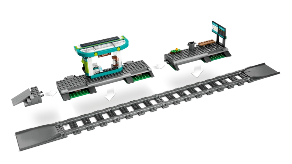 Конструктор LEGO City 60423 Троллейбус и станция