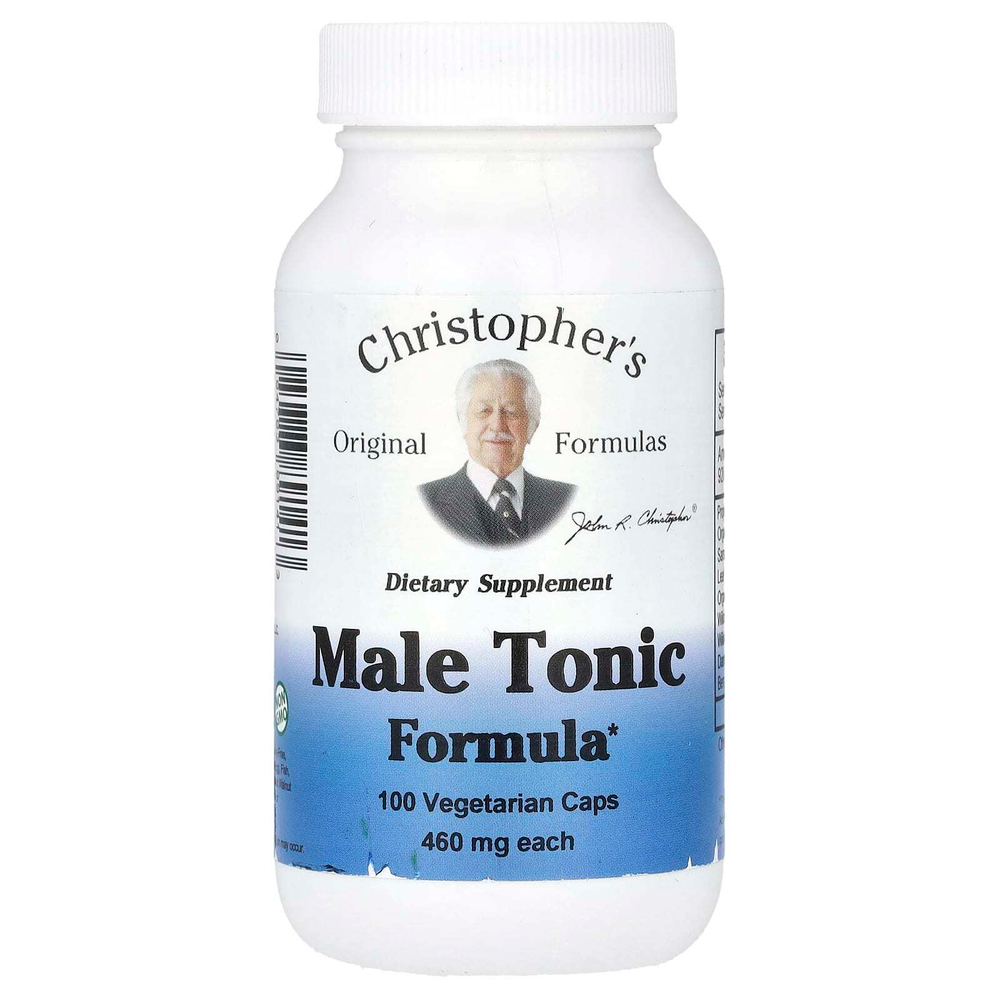 Christopher's Original Formulas, тонизирующая формула для мужчин, 100 вегетарианских капсул