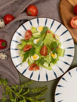 Тарелка без бортов, Лепесток, диаметр 25,5 см - 6 шт.