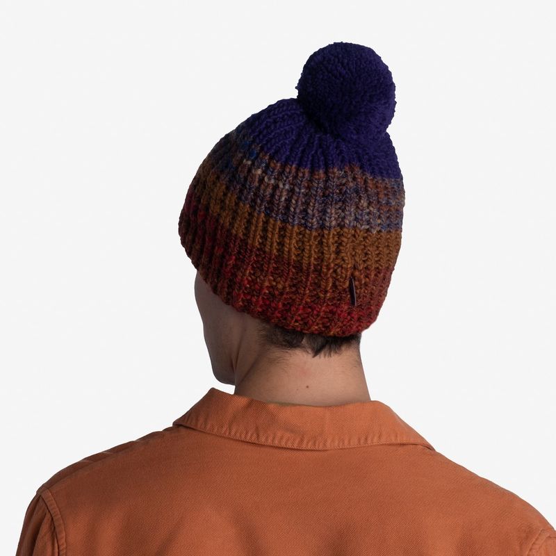 Шапка вязаная с флисом Buff Hat Knitted Polar Alina Rusty Фото 3