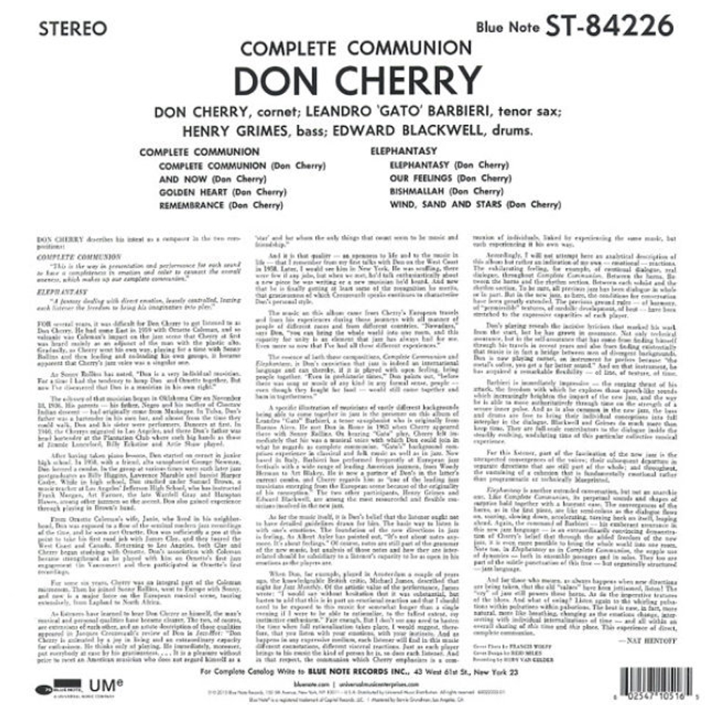 Don Cherry / Complete Communion (LP)