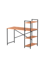 Рабочий стол с вертикальными полками 120х60 - сосна