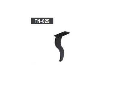 Опора металлическая ТМ-025 (H17) чёрная