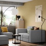 2-местный диван - IKEA JÄTTEBO/JATTEBO, 87x95x190см, серый/светло-серый, ЙЕТТЕБО ИКЕА