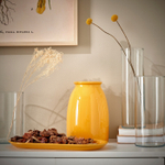 Тарелка декоративная IKEA KOPPARBJORK, Желтый, 16х33см