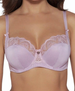 Бюстгальтер на косточках с нежными кружевными элементами (Размер: 80D) (Цвет: черный)