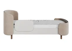 Кровать подростковая KIDI Soft размер L антивандальная ткань (бежевый)