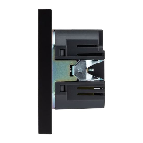 Розетка STRONG USB-A+Type-C 3А с функцией быстрой зарядки антрацит KRANZ