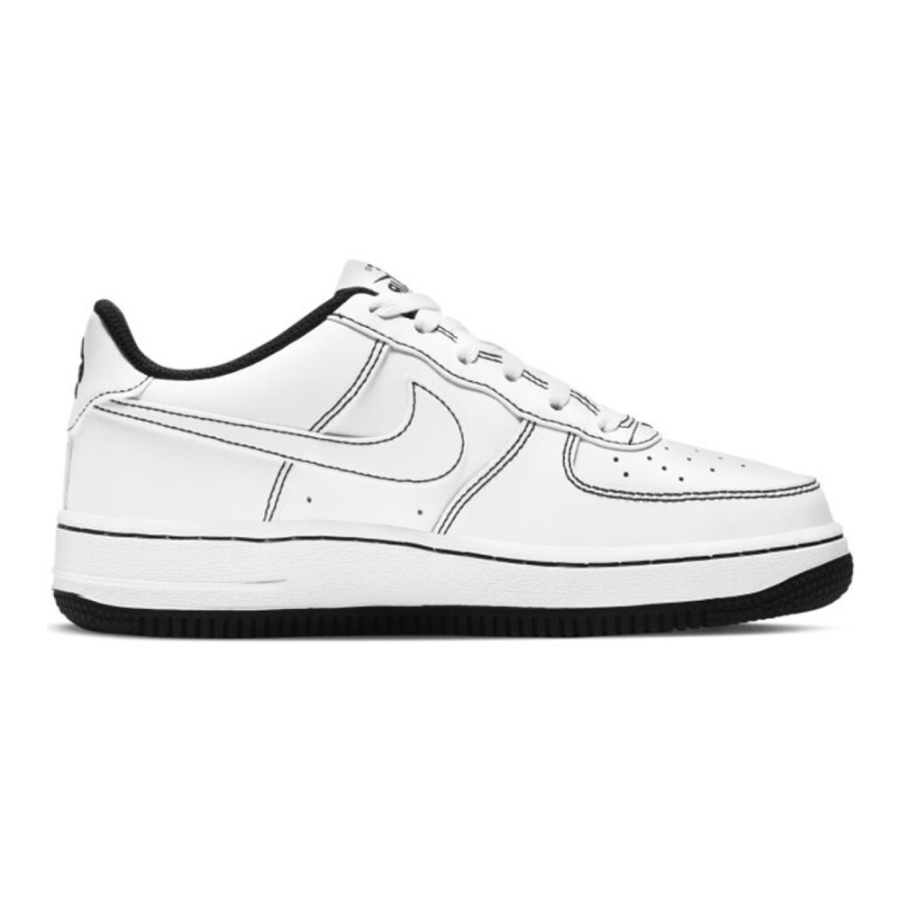 Кроссовки Nike Air Force 1 07 Low GS Contrast Stitch - White Black