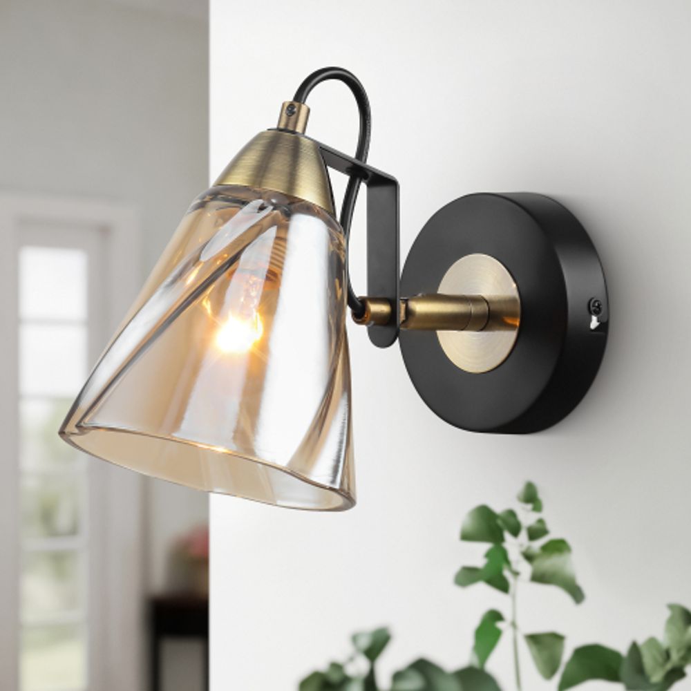 Бра светильник Rivoli Cathy 5106-401 настенный 1 х Е14 40 Вт лофт - кантри | Rivoli