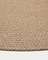 Despas Ковер бежевый круглый из синтетических волокон