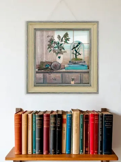 Картина настенная интерьерная на холсте в раме