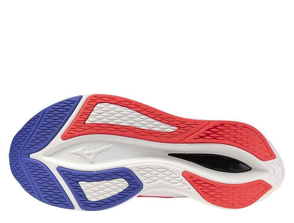 Кроссовки для бега мужские Mizuno Wave Rebellion Flash 3 Серо-Красные