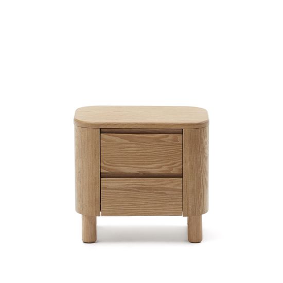 Прикроватная тумбочка Salaya из ясеневой фанеры 55 см x 50 см