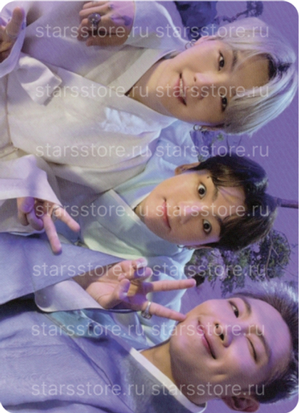 Фотокарта юнитная SUGA, Jung Kook & RM 2021 BTS DALMAJUNG Twin Rings