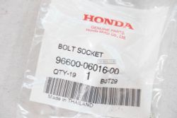 96600-06016-00. 	BOLT, SOCKET, 6X16. HONDA