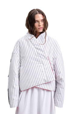 Куртка двустороняя TULUP white/red