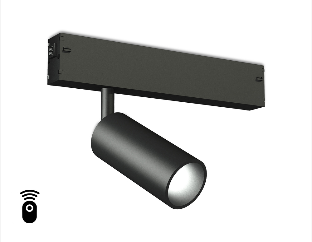 Светильник светодиодный диммируемый для шинопровода Magnetic 220V GL1202 BK черный IP20 7W 3000K-6400K 36° D35*80