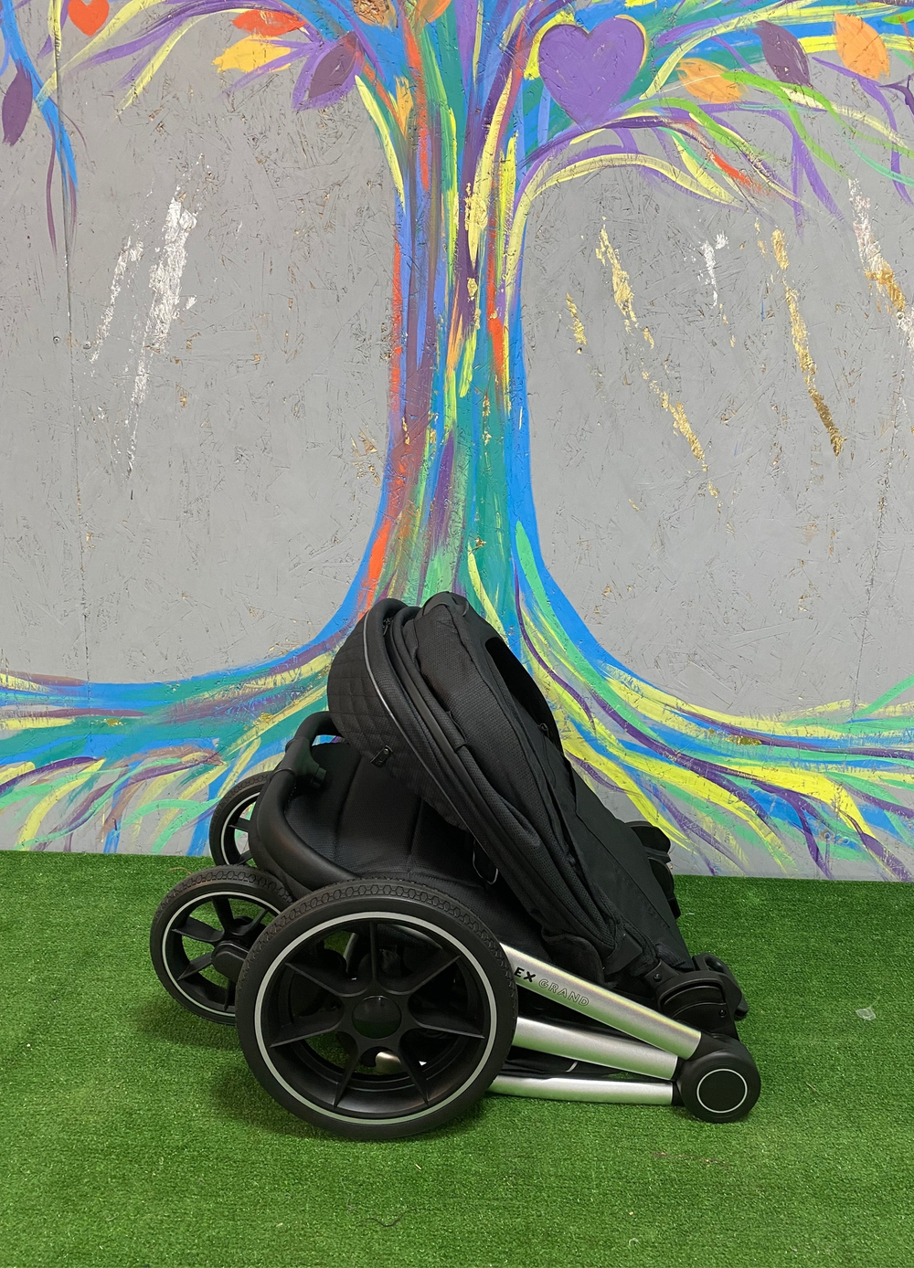 Коляска детская "FLEX GRAND" (3в1) RA073 Midnigt Black