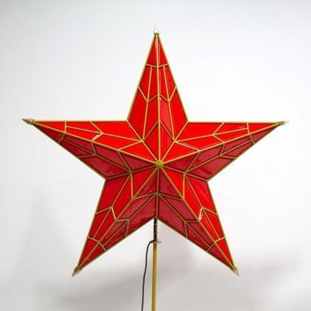Макушка - звезда на елку «Рубиновая звезда»