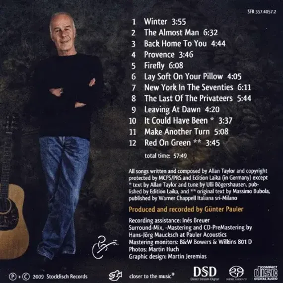 Allan Taylor - Leaving At Dawn SACD