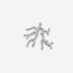 Подвеска-коннектор "Коралл", 25*27мм, родирование