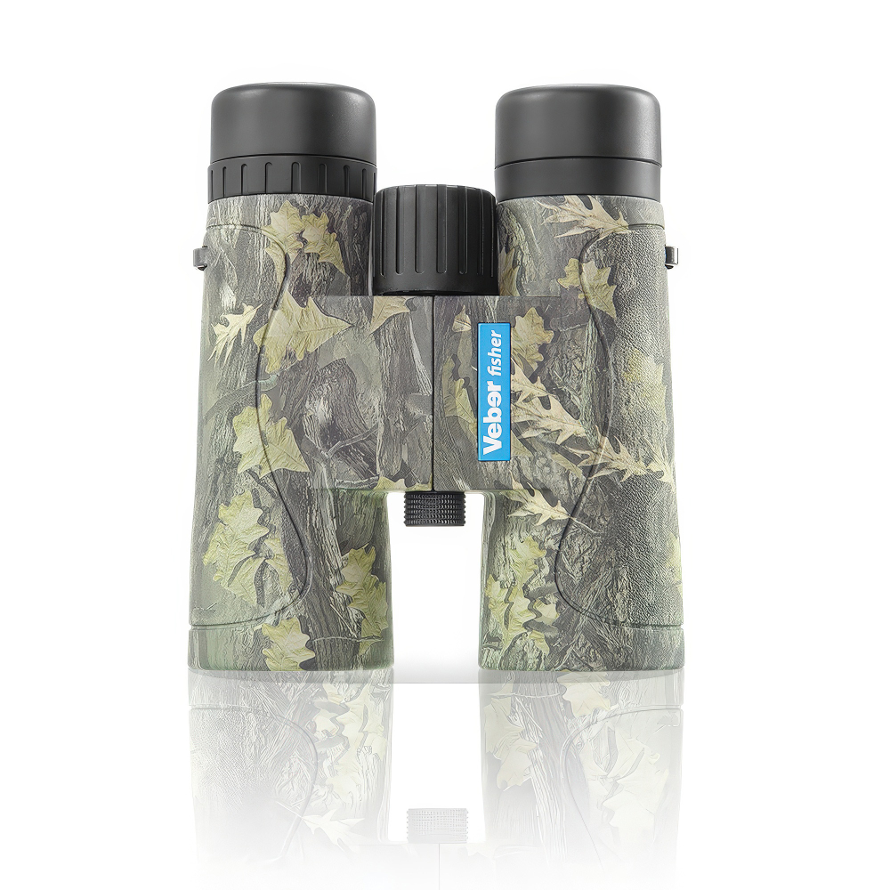 Бинокль Veber Fisher 8x42 camo - влагозащищенный обрезиненный корпус
