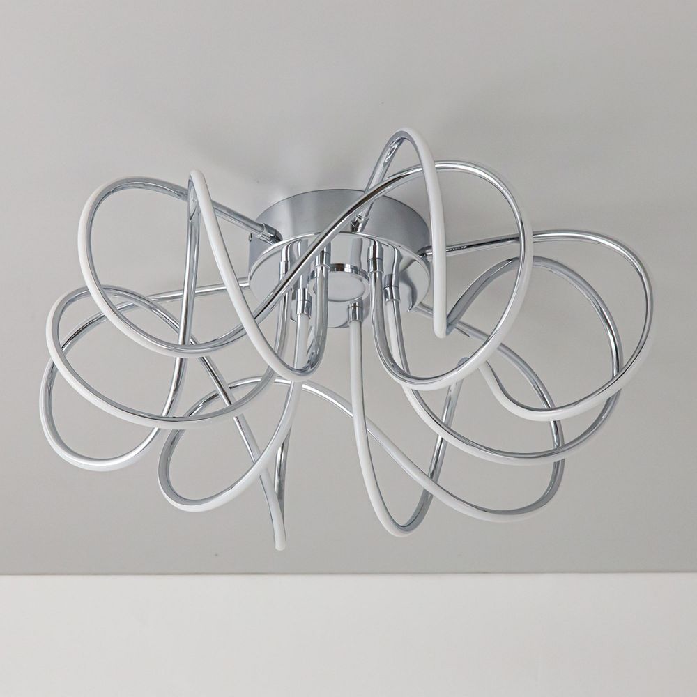 Citilux Мишель CL229161 RGB Люстра светодиодная с пультом Хром