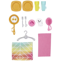 Барби - Компактный кукольный домик с аксессуарами Portable + Doll HCD48