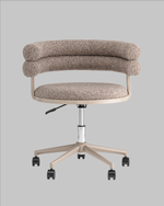 Стул офисный Ponty светло-коричневый бежевые ножки